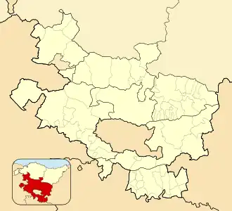 Foronda is located in Álava