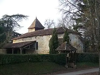 The church in Le Houga