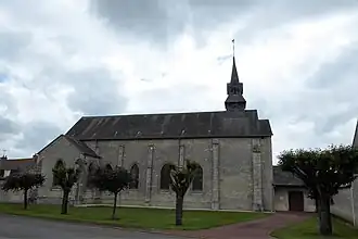 The church in Bazoches-les-Hautes