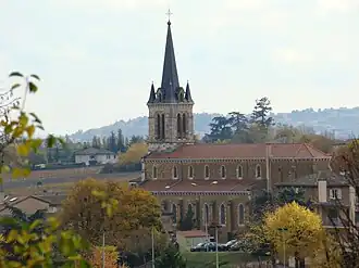 The church in Denicé