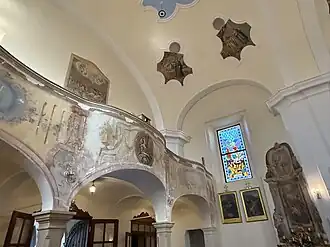 Interior of the church