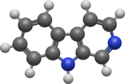 Chemical structure of β-carboline