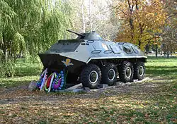 8-wheeled turreted armored personnel carrier