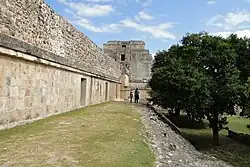 Nunnery Quadrangle and the Pyramid of the Magician
