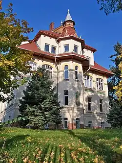 Solecki Clinic, whose architecture used folk Hutsul and Zakopane motifs, 1908