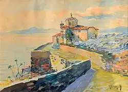 Monastery of St. John Kaneo in Ohrid.