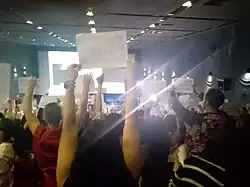 Calls to free Butkevych at the Docudays UA festival (June 2023)