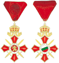 Order of Military Merit III grade (obverse and reverse)