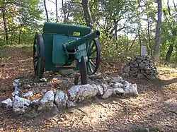 Historical background plaque