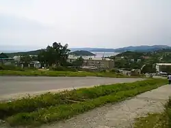 Settlement of the Preobrazheniye, Primorsky Krai. View from the southern hill.