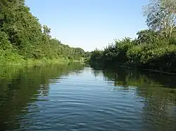 The Medveditsa River near the selo of Ozernoye in Atkarsky District