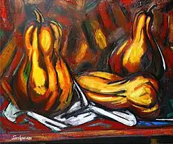"Pumpkins", oil on canvas, 2012