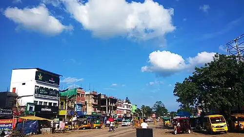 An area of Nagaon Town