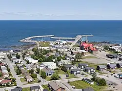 Skyline of Ste-Anne-des-Monts, Quebec