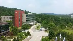 a picture of building in Daejeon, which is used for Headquarters of the National Research Foundation of Korea