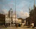 The Clock Tower, Venice by Francesco Guardi, 1760