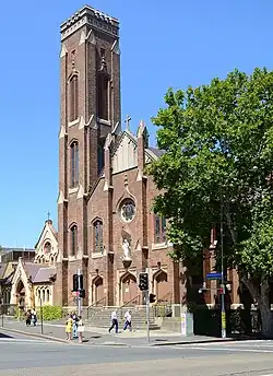 This is a photograph of the Sacred Heart Catholic Church, built in 1850, that forms part of the Darlinghurst site