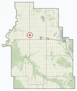 Location in M.D. of Smoky River