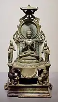 Vairocana Buddha of Srivijaya style, Southern Thailand, 9th century.