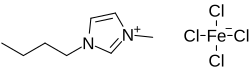 1-Butyl-3-methylimidazolium salt of [FeCl4]−