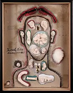 Karel Šebek today, assemblage, 2015