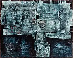 Mikuláš Medek, Cross of Iron I (1961), Aleš South Bohemian Gallery in Hluboká nad Vltavou