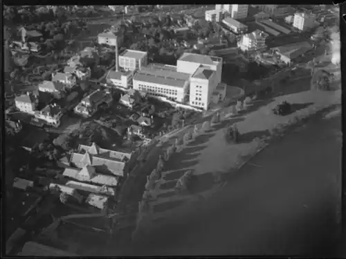 An aerial view of the new complex in 1938