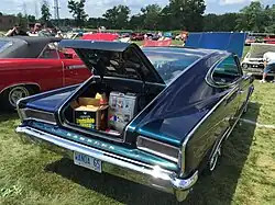 Distinctive trunk of a 1965 Marlin
