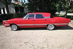 1966 Mercury Park Lane four-door sedan ("Breezeway" roofline)