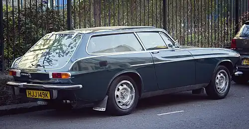 Rearview of the Volvo P1800ES, as adapted to an estate by Jan Wilsgaard