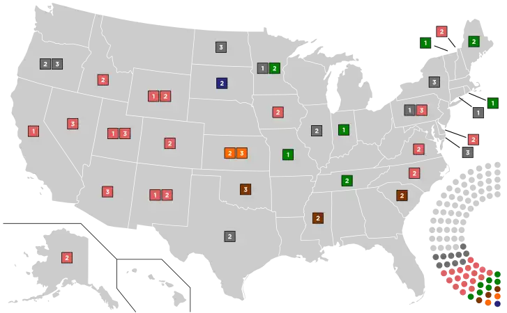 First-instance endorsements by Republicans in the Senate. &nbsp;&nbsp;Endorsed Ronald Reagan &nbsp;&nbsp;Endorsed or is Bob Dole &nbsp;&nbsp;Endorsed John Connally &nbsp;&nbsp;Endorsed or is Howard Baker &nbsp;&nbsp;Is Larry Pressler &nbsp;&nbsp;Declined to endorse or unknown