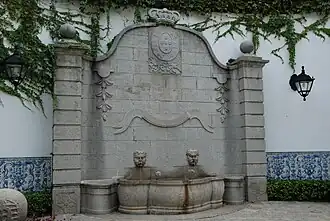 Portuguese fountain at Dr. Soares Street.