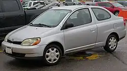 Pre-facelift: Toyota Echo 2-door (Canada)