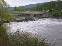 The bridge on the Isère at Montmélian