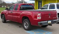 2006 Mitsubishi Raider Extended Cab LS, rear