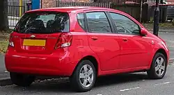 Chevrolet Kalos 5-door hatchback (T200, facelift)