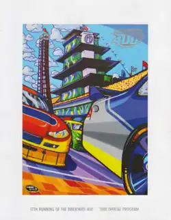 2010 Brickyard 400 program cover