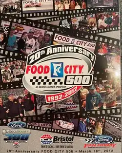 2012 Food City 500 program cover