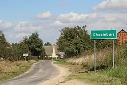 Entering the village