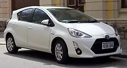 First facelift Prius c i-Tech