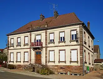 The town hall in Meurcourt