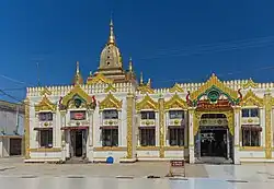 Building inside pagoda's complex
