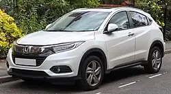 2019 Honda HR-V 1.5 EX (RU1; facelift, UK)