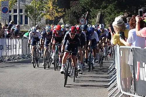 The race arrives in Exeter on Stage 2