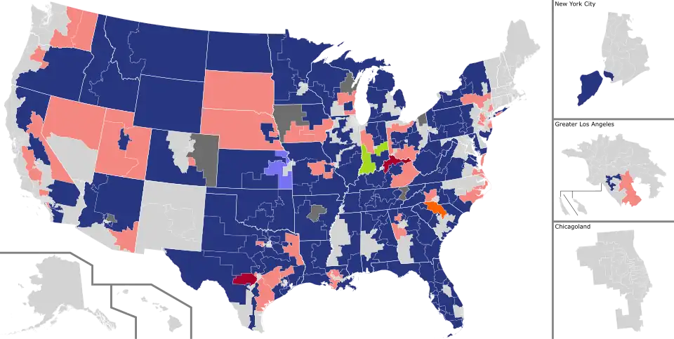 Endorsements by incumbent Republicans in the House of Representatives &nbsp;&nbsp;Endorsed Donald Trump (162) &nbsp;&nbsp;Endorsed Ron DeSantis (2) (withdrawn) &nbsp;&nbsp;Endorsed Mike Pence (2) (withdrawn) &nbsp;&nbsp;Endorsed Nikki Haley (1) &nbsp;&nbsp;Endorsed Mike Pompeo (1) (declined to run) &nbsp;&nbsp;No endorsement (44) &nbsp;&nbsp;Declined to endorse a candidate (7)