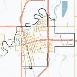 Town boundaries