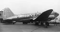 After the Palestine War several C-46 planes were transferred to El Al Israel Airlines, photo around 1950