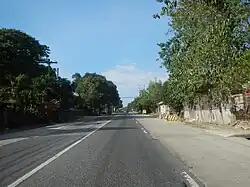 MacArthur Highway along San Eugenio, Aringay