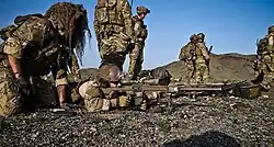 Ranger snipers from 1st Ranger Battalion, practice marksmanship on a range in Afghanistan prior to a night combat operation against insurgents, May 7, 2013