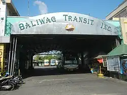 Baliwag Transit Ordinary bus terminal in Poblacion, Baliwag, Bulacan